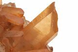 Tangerine Quartz Crystal Cluster - Brazil #229442-1